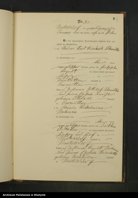 image.from.unit.number "Heiraths-Neben-Register Nr 1 - 19"