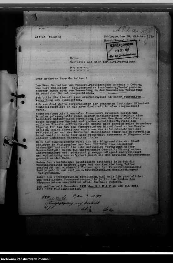 Obraz 10 z jednostki "Bewerbungen um Anstellung im Beamtendienst"