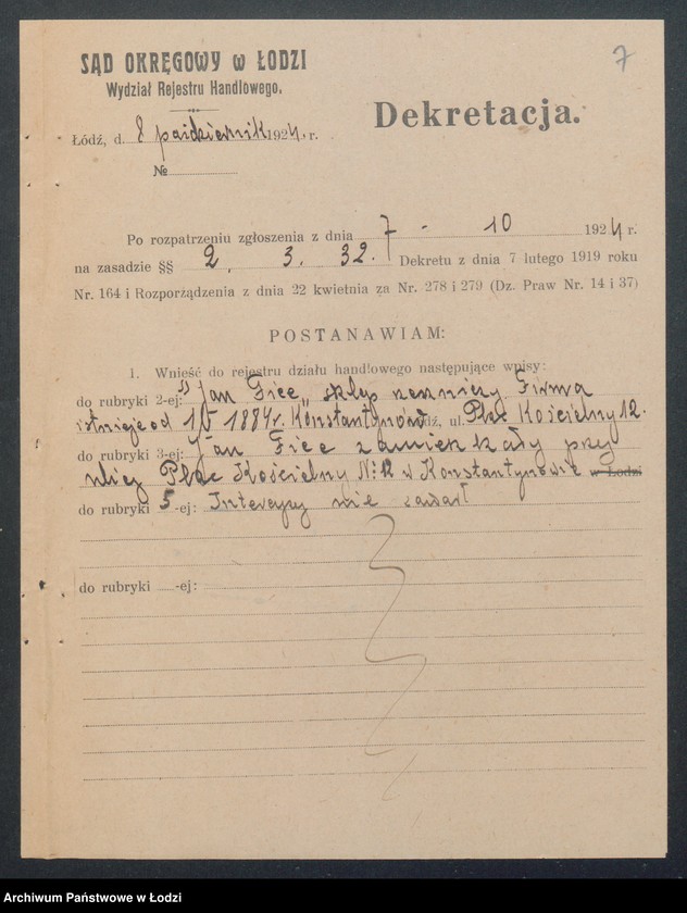 Obraz 9 z jednostki "Jan Fic – sklep rzeźniczy Konstantynów"