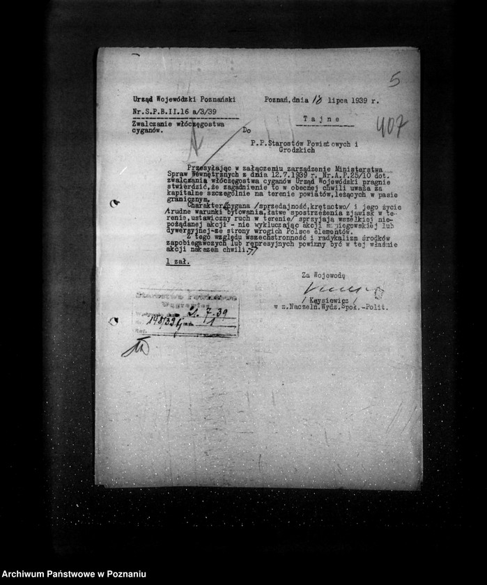 Obraz 9 z jednostki "/Stan bezpieczeństwa w województwie- zarządzenia/"