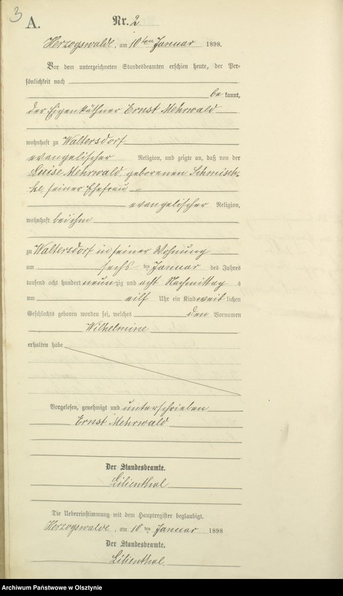 image.from.unit.number "Geburts-Neben-Register Nr 1 - 24 /Fragment księgi/"