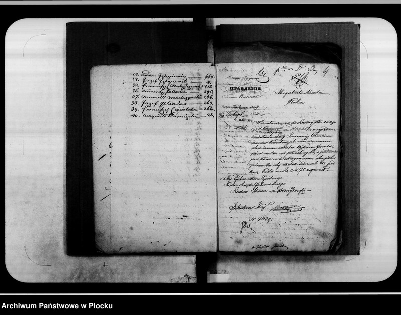 Obraz 6 z jednostki "Akta tyczące się Dozoru Kościoła Parafii Płockiej i Domu Schronienia Starców, vol. I"