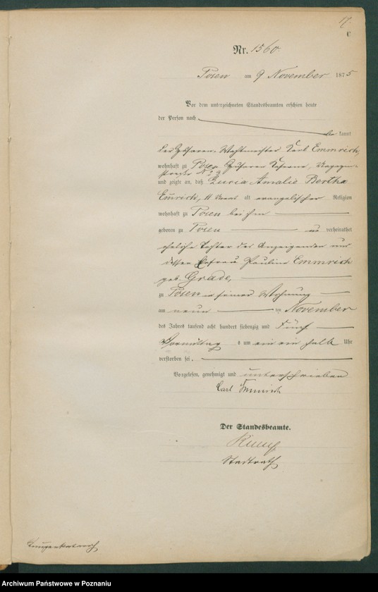 Obraz 18 z jednostki "Księga zgonów"