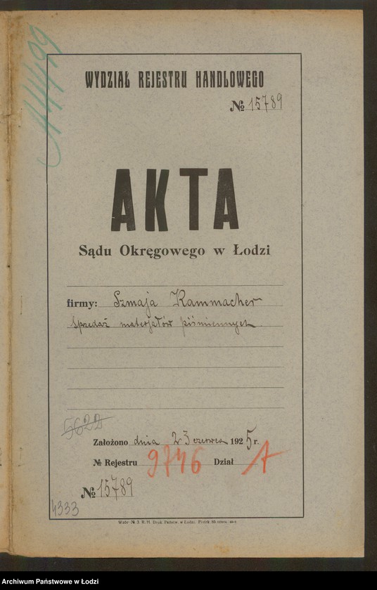 Obraz 2 z jednostki "Szmaja Kammacher- sprzedaż materiałów piśmiennych"