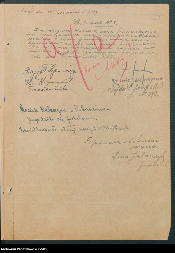 Obraz 5 z jednostki "[II Komisariat - protokoły i raporty patroli i posterunków]"