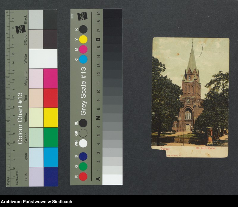 image.from.unit.number "Kościół ewangelicki św. Piotra w Dorpacie w Estonii adresowana do Elżbiety Hallap przebywającej w Petersburgu"