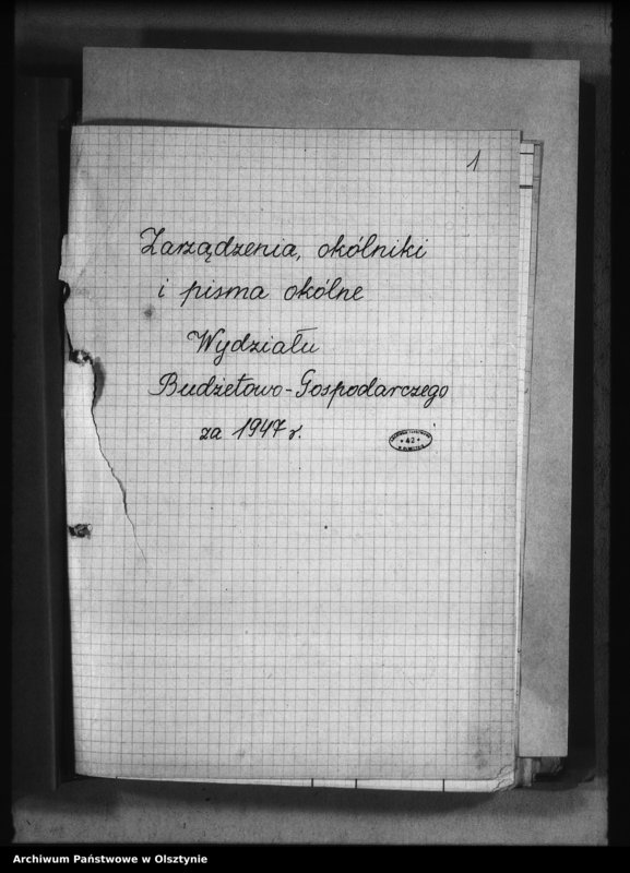 image.from.unit.number "Zarządzenia i okólniki wydziałów Budżetowo- Gospodarczego i Wojskowego"