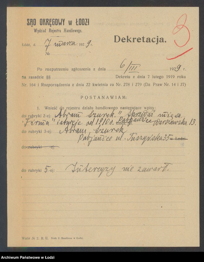 Obraz 5 z jednostki "Abram Szurek- sprzedaż mięsa"