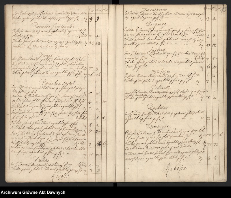 image.from.unit.number "Rozliczenie pogłównego i poboru z 1664 r. - czy to 150, czy 151?."