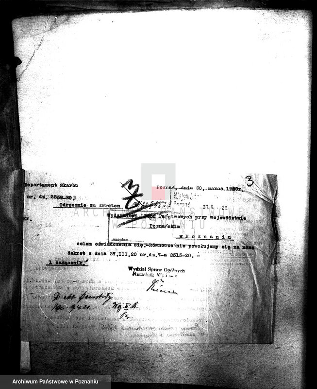 Obraz 7 z jednostki "Czynsze dzierżawne majątku państwowego Szamotuły-Zamek"