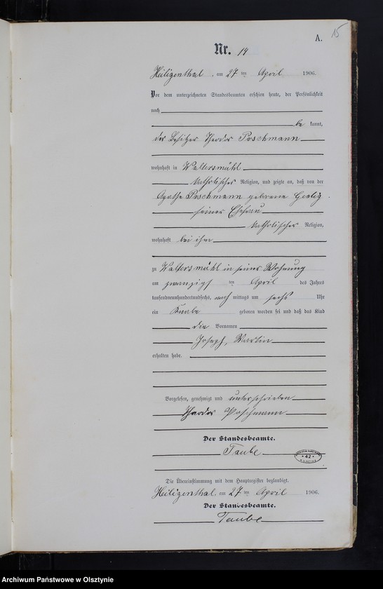 image.from.unit.number "Geburts-Neben-Register Nr 1 -45"