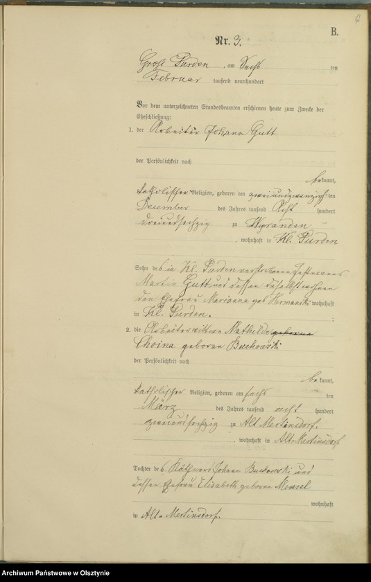 image.from.unit.number "Heiraths-Haupt-Register nr 1 - 16"