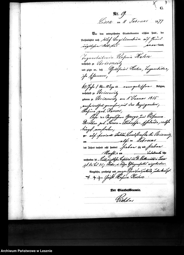 Obraz 12 z jednostki "[Księga zgonów - wieś]"