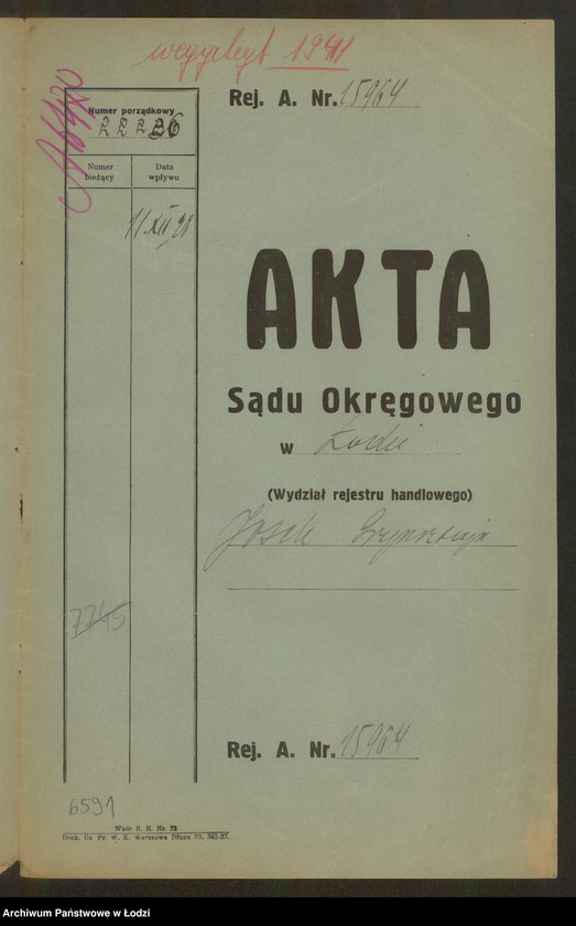 Obraz 2 z jednostki "Josek Grynsztajn – sprzedaż chustek i kapeluszy"
