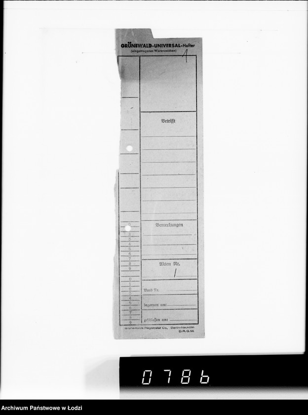 Obraz 5 z jednostki "F-ma St.Weilbach Litzmannstadt V Warenverwertung an den Juden Ältesten. Kinder-Kleider, Teppiche, Brücken"