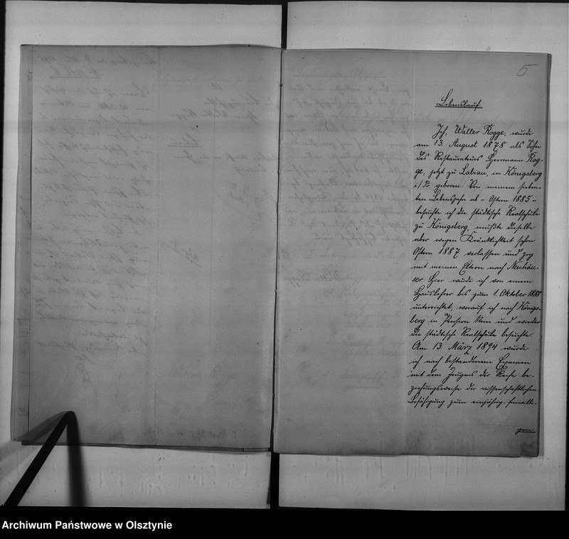 image.from.unit.number "Regierungssupernumerar Rogge [Walter]"