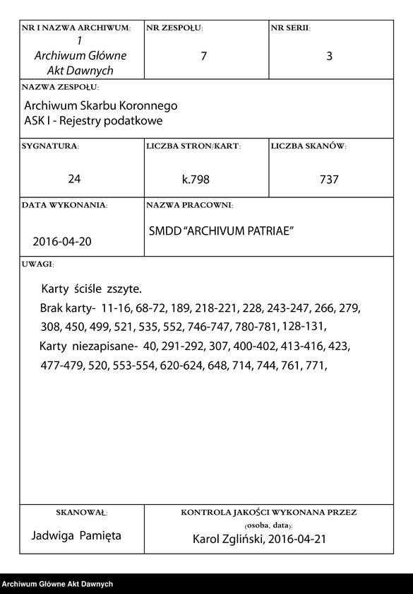 image.from.unit.number "Rejestry poborowe woj. sieradzkiego."