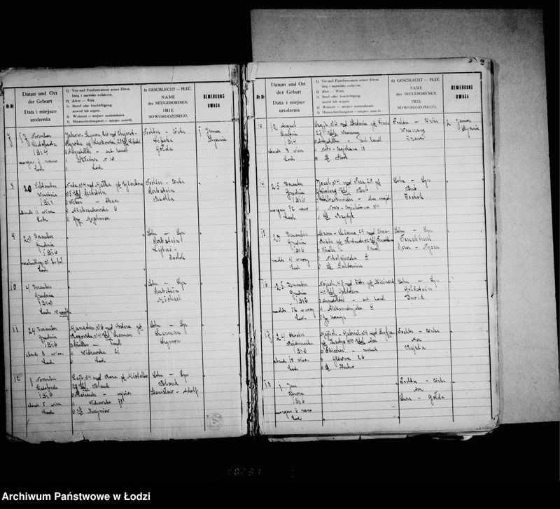 Obraz 6 z jednostki "[Ksiega urodzeń]"