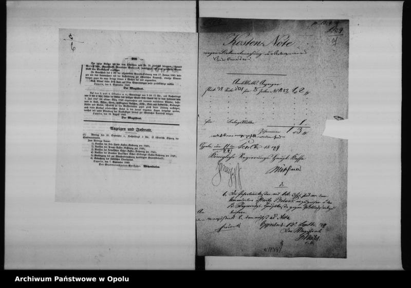 Obraz 8 z jednostki "Acta des Magistrats zu Oppeln betreffend die Anlage einer Bierbrauerei in dem sub No 35 vor dem Oderthore hierselbst belegenen Hause"