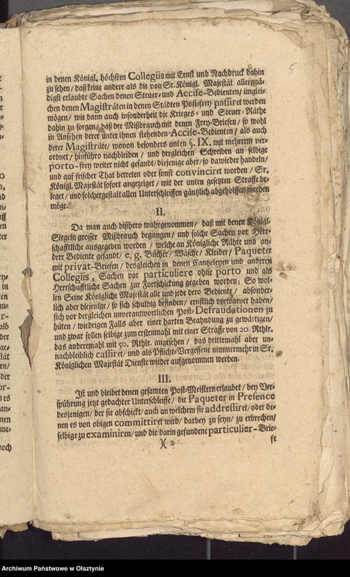 image.from.unit.number "Königliche Edikte, Patente usw. [Rozporządzenia królewskie]"