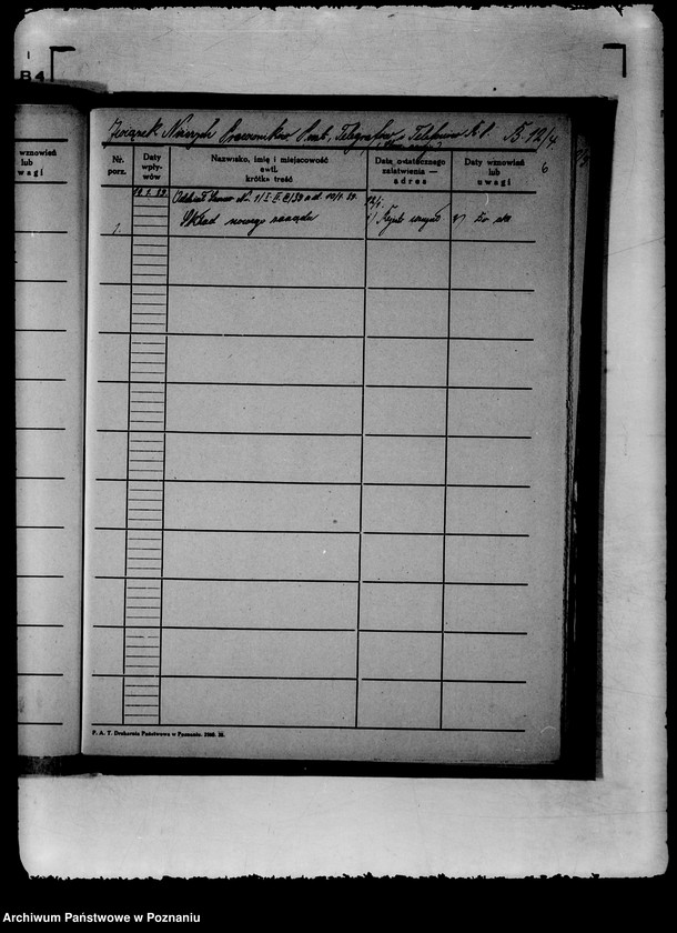 Obraz 11 z jednostki "Spisy spraw Wydziału Społeczno-Politycznego"