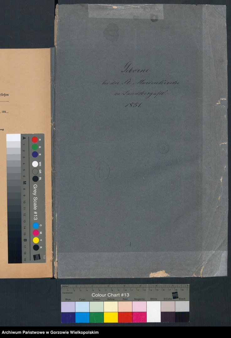 image.from.unit.number "Duplikate der St. Marienkirche zu Landsberg an der Warthe (zawiera też księgę zgonów Konkordien Kirche z 1851 r.)"