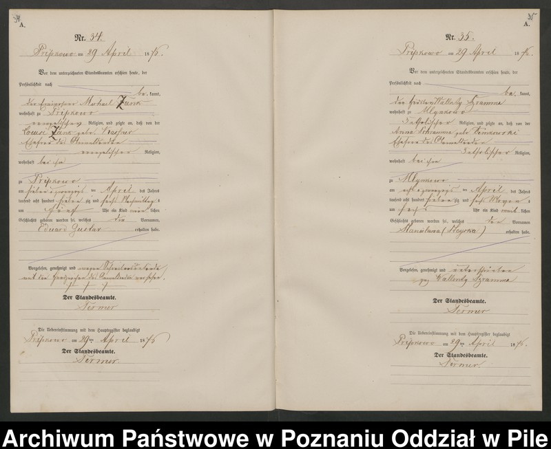 Obraz 20 z jednostki "Księga urodzeń"