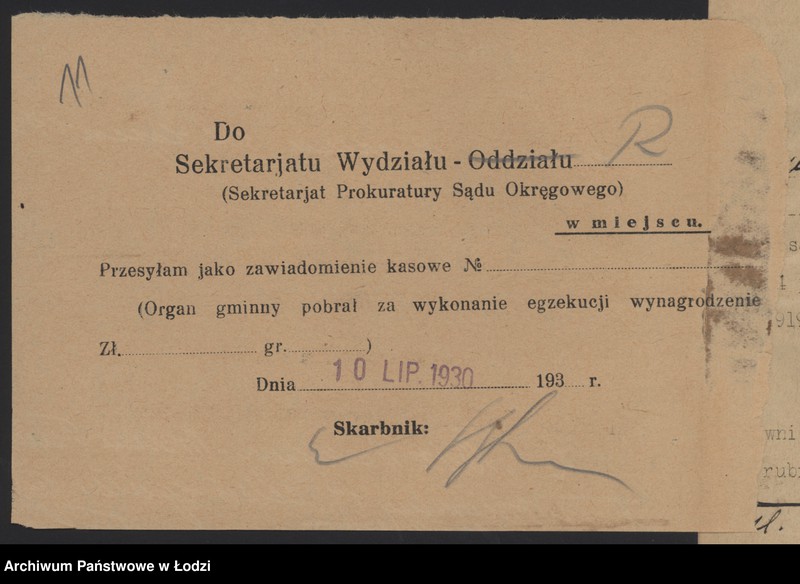 Obraz 13 z jednostki "Dom bankowy bracia Taub- prowadzenie przedsiębiorstwa bankowego"