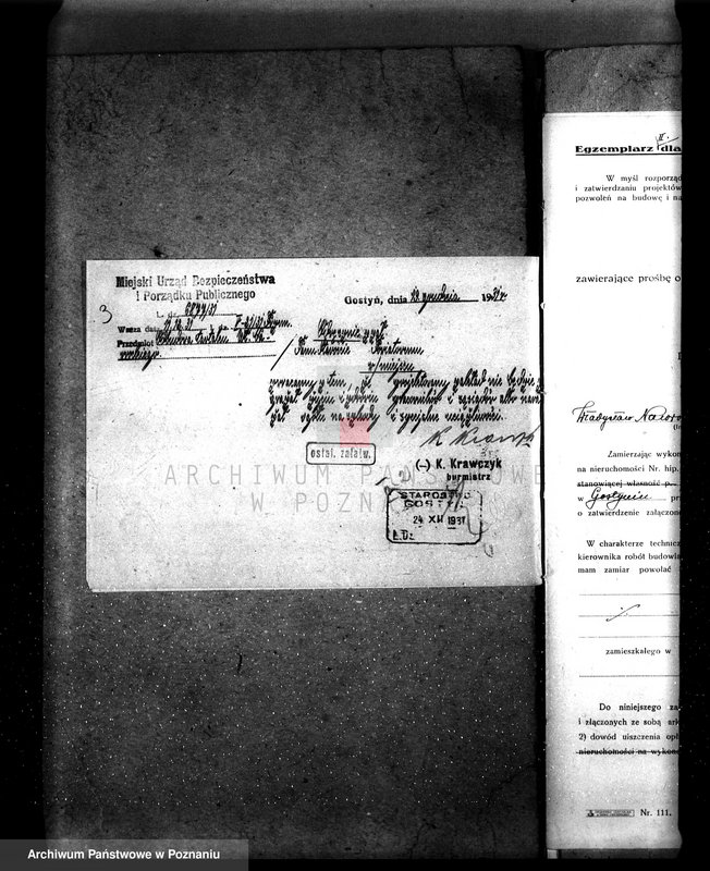 Obraz 7 z jednostki "Zatwierdzenie zakładu przemysłowego /odlewni żelaza/ Fr. Janaszewski w Gostyniu"