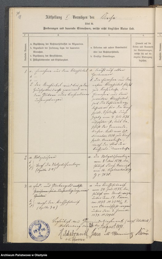 image.from.unit.number "Lagerbuch der evangelischen Kirchengemeinde Wartenburg"