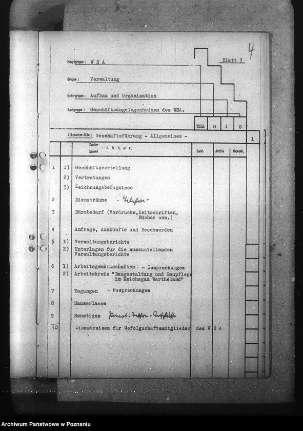 Obraz 8 z jednostki "Wykaz dla urzędu Wohnungs- und Sied- lungsamt"