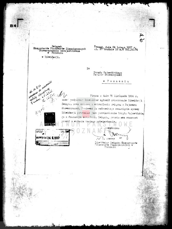 Obraz 19 z jednostki "/,,Cerelita" Wielkopolski Związek Zawodowych Hodowców i Wytwórców Nasion i Ziemniaków Siewnych/"