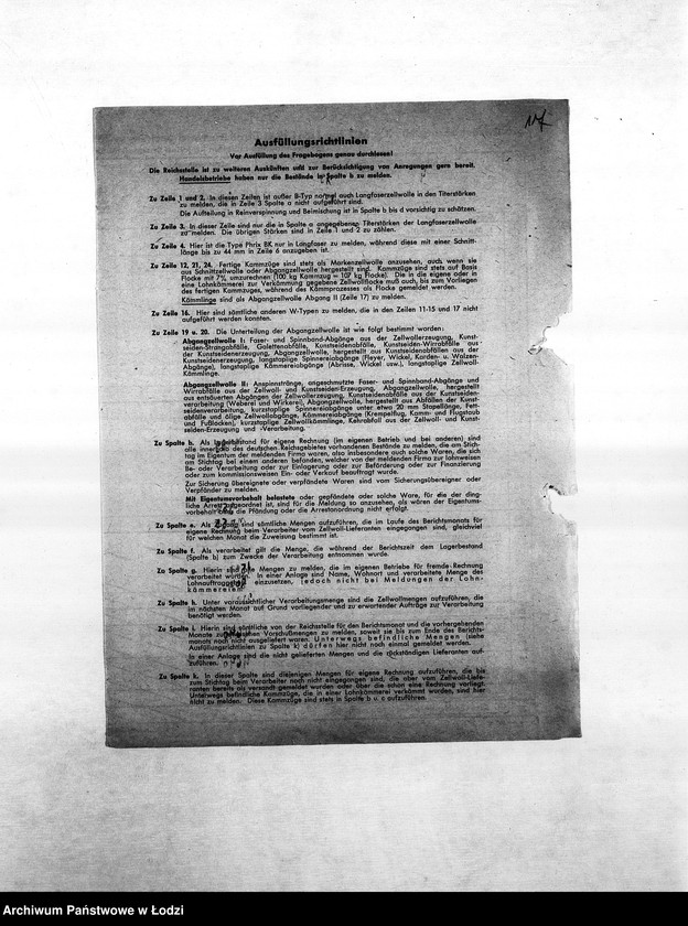 Obraz 20 z jednostki "Textil-Fabrikations-Abteilung [Produkcja i zapotrzebowanie materiałów dla resortu pracy]"
