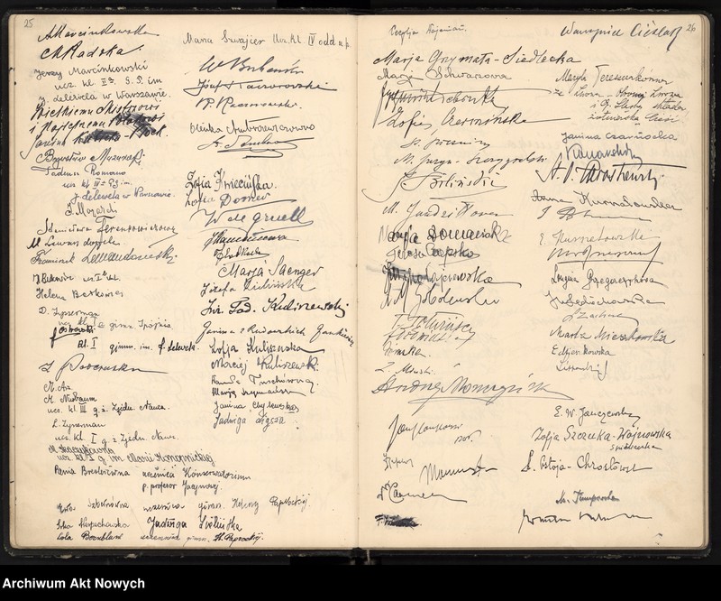 image.from.unit.number "Genialnemu Wirtuozowi Ignacemu Paderewskiemu w hołdzie - widzowie filmu "Sonata Księżycowa". Warszawa, kino "Cassino" 1937 (List dyrekcji kina, album podpisów widzów)"