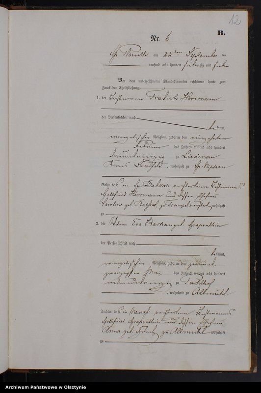 image.from.unit.number "Heiraths-Neben-Register Nr 1 - 15"