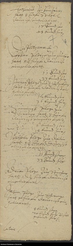 image.from.unit.number "Verzeichnis des von den Edelleuten kontribuirten rauhen Futters, vol. III."