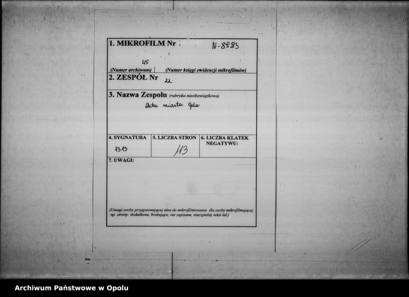 Obraz 2 z jednostki "Acta von Anstellung des fourage Magazin Rendanten zu Oppeln so wie dessen Cautions Leistung und Amtsführung betreffend. de anno 1809 bis um [1817]"