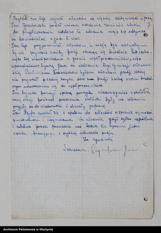 image.from.unit.number "Materiały sprawozdawcze Kół miejskich miasta Morąga: kolonia Bolesławów, kolonia Józefów, kolonia Robotnicza, kolonia Warszawska, kolonia "Za cmentarzem", koła uliczne nr 1, 2, 3, 4"