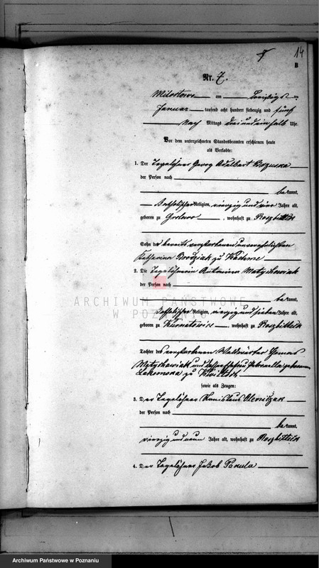 Obraz 14 z jednostki "Księga małżeństw"