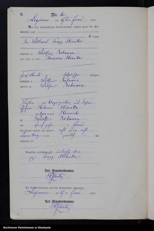 image.from.unit.number "Sterbe-Neben-Register Nr 1 - 11"
