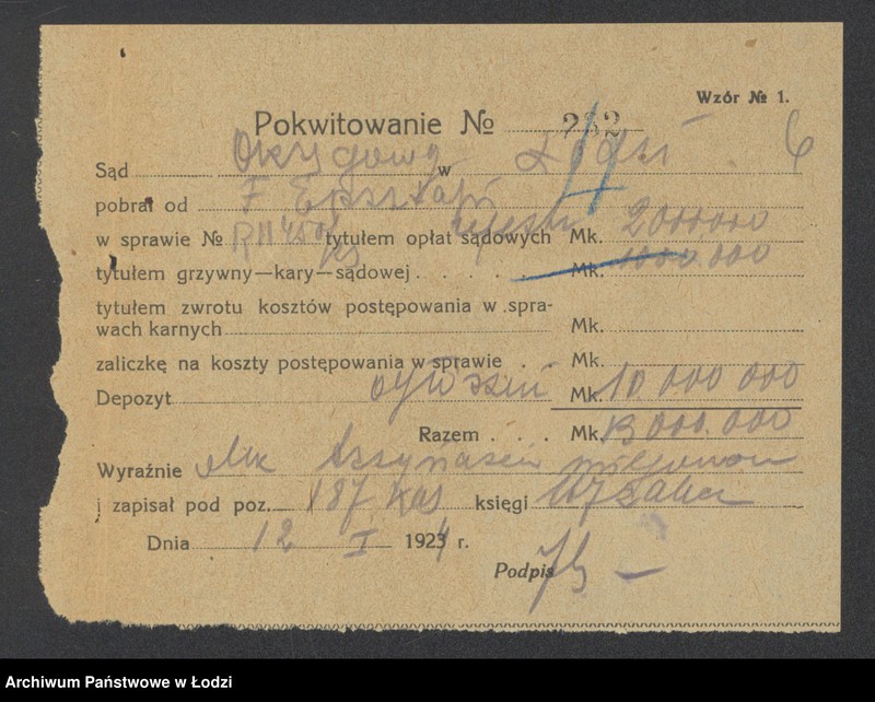 Obraz 8 z jednostki "Fajwel Epsztein – sprzedaż czapek"