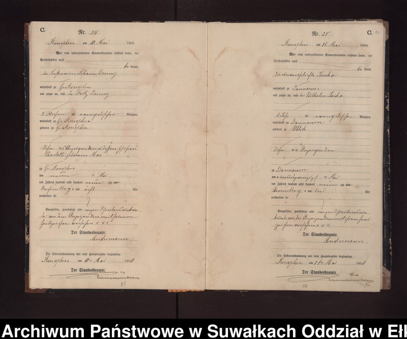 image.from.unit.number "Sterbe-Neben-Register des Preussischen Standes-Amtes Gr. Konopken Kreis Loetzen"