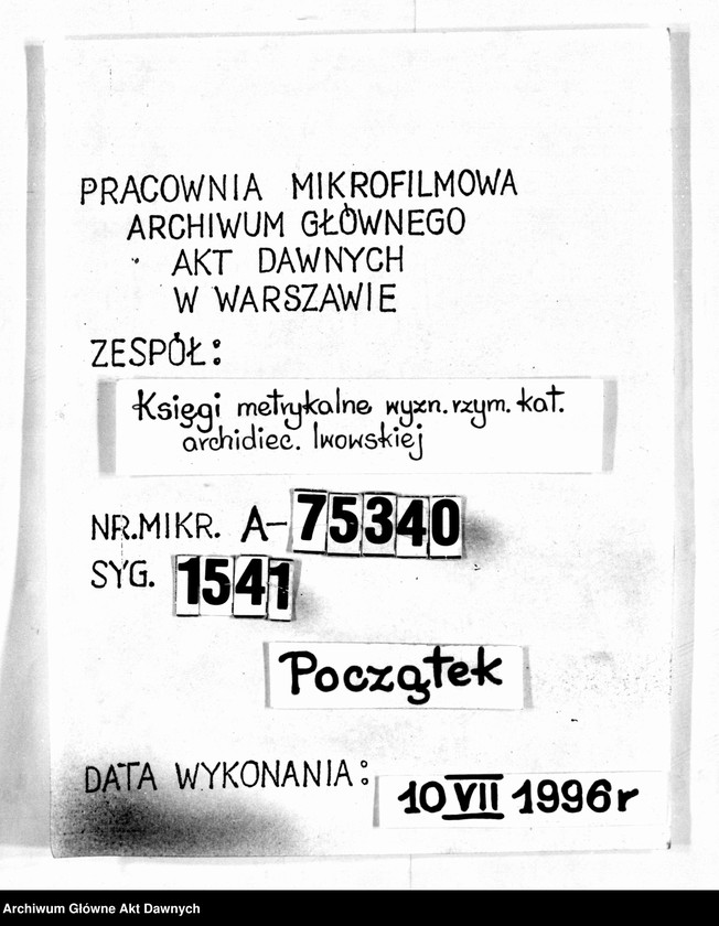 image.from.unit.number "Parafia: Złoczów. Dekanat: Złoczów. Księga metrykalna zgonów tylko dla miasta Złoczów."