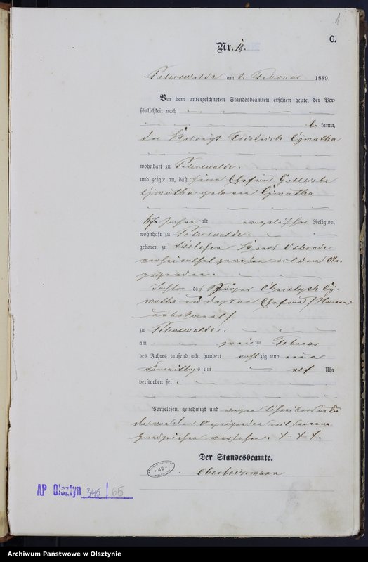 image.from.unit.number "Sterbe-Haupt-Register Nr 13 - 90"