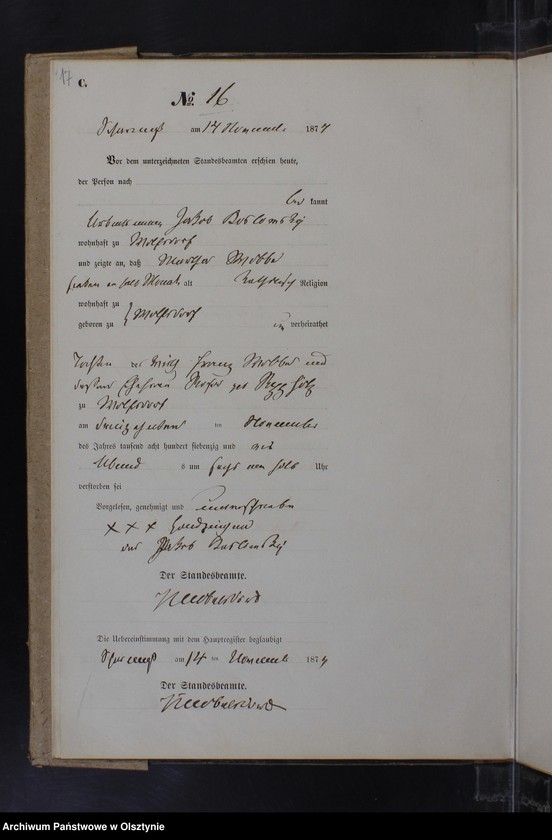 image.from.unit.number "Sterbe-Neben-Register Nr 1 - 23"