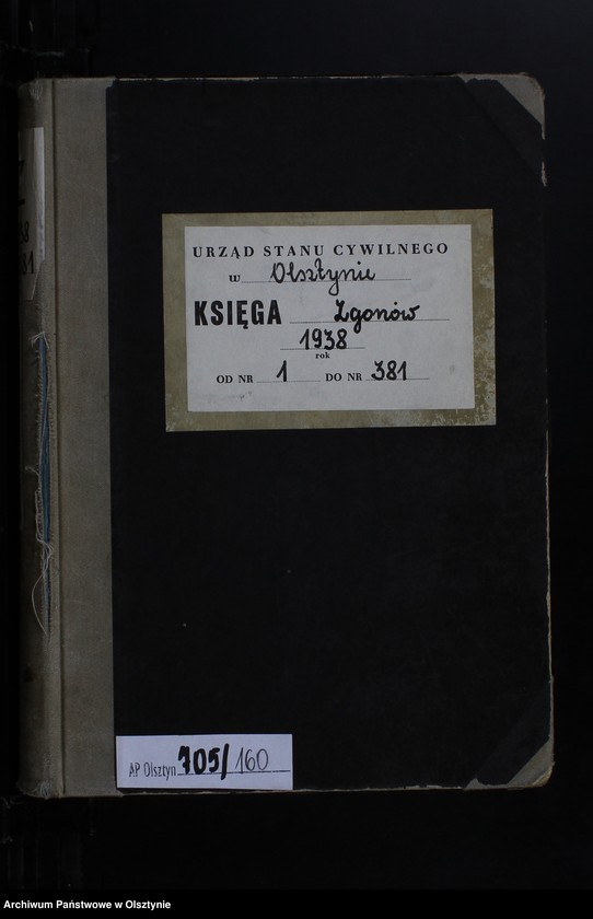 image.from.unit.number "Sterbe-Haupt-Register Tom I, Nr 1-381"