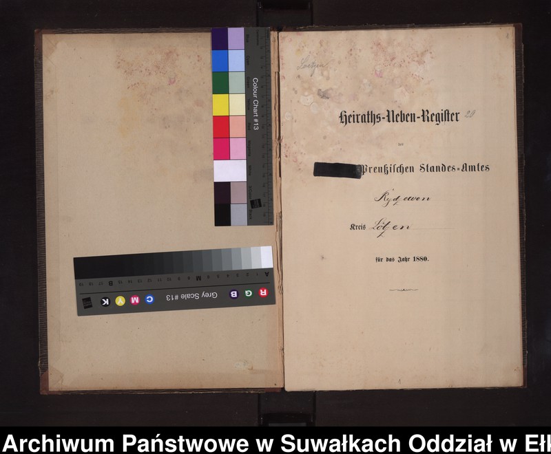 image.from.unit.number "Heiraths-Neben-Register des Preussischen Standes-Amtes Rydzewen Kreis Loetzen"