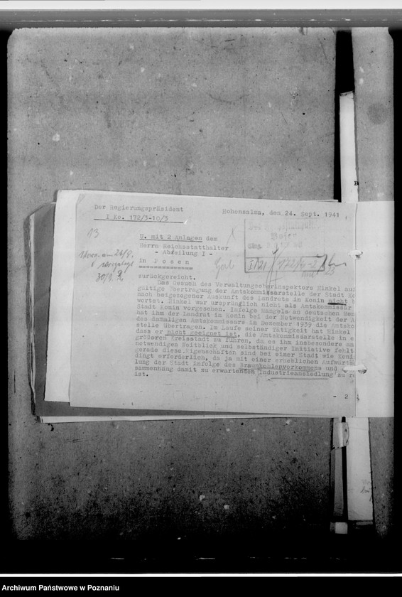 Obraz 17 z jednostki "Hinkel, Philipp, Amtskommisar, Konin"