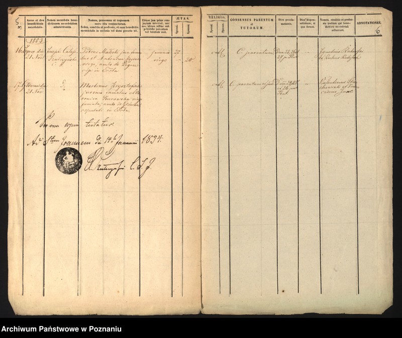 Obraz 6 z jednostki "Księga małżeństw"