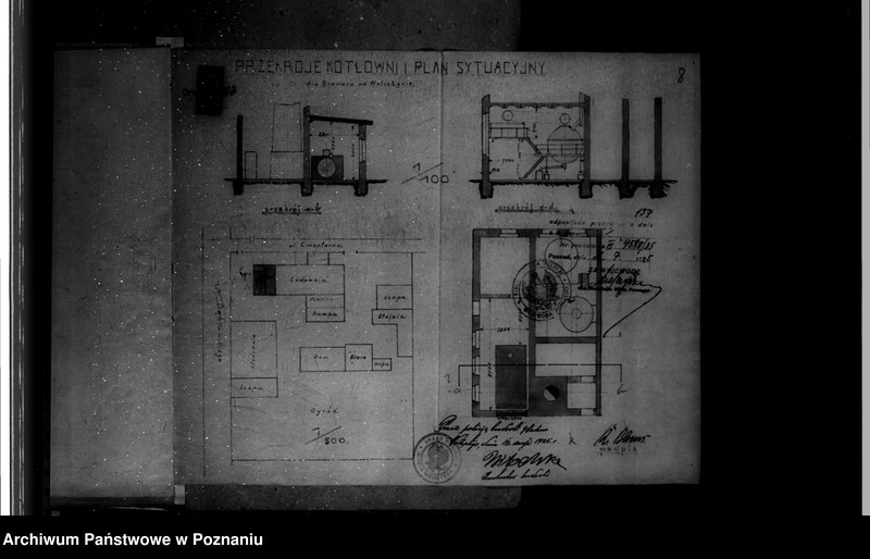 Obraz 12 z jednostki "Browar parowy w Wolsztynie nr woj. kotła 5285"